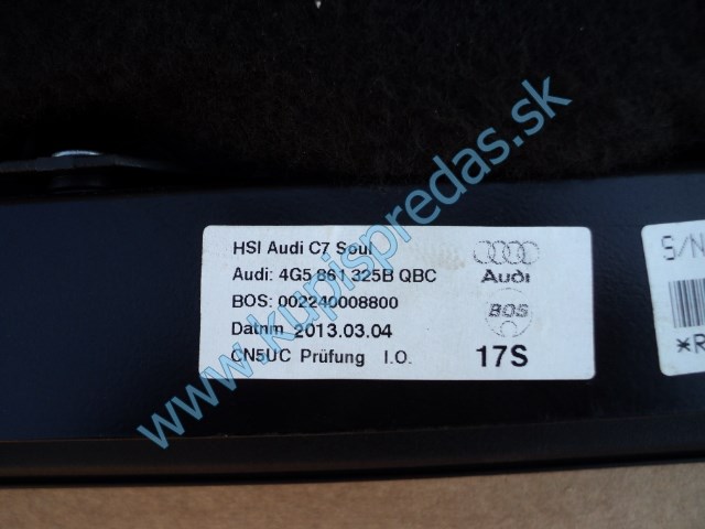 Roleta nákladového priestoru AUDI A6 4G  